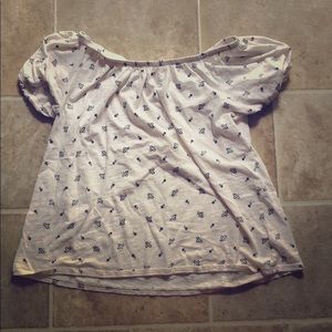 Off the shoulder blouse